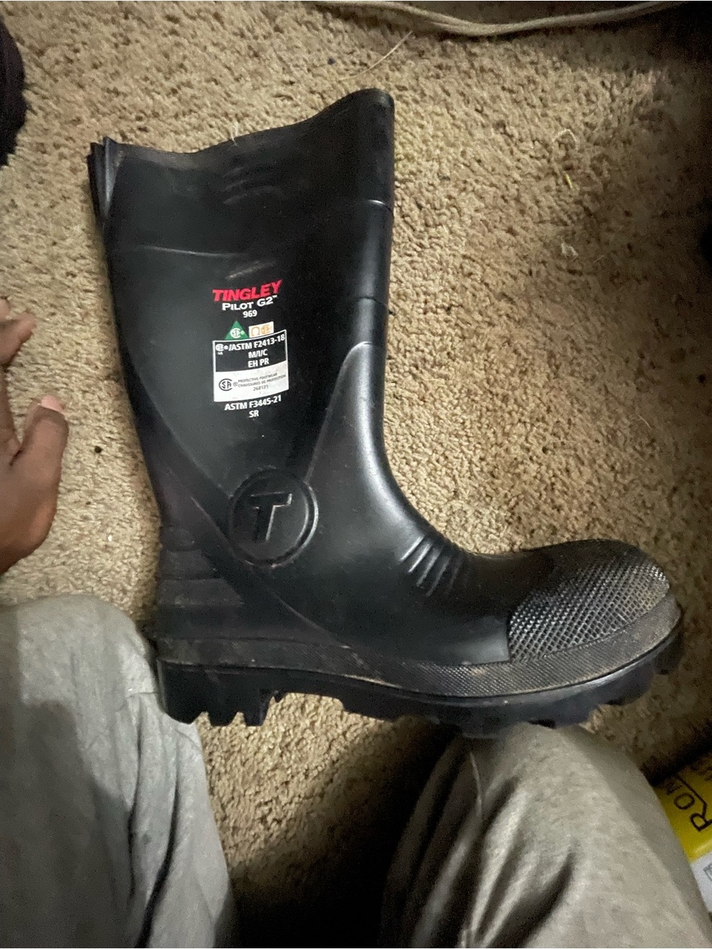 Tingley Pilot G2 Black Waterproof Work Boot